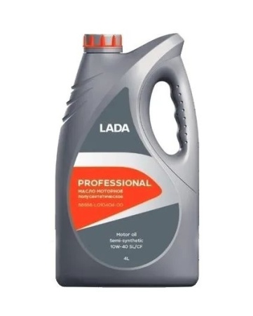 Масло моторное LADA PROFESSIONAL 5W-40, SL/CF, 4л (полусинтетика)